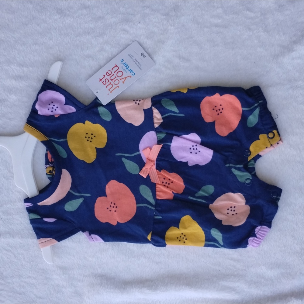 Baby Girl Floral Romper NWT